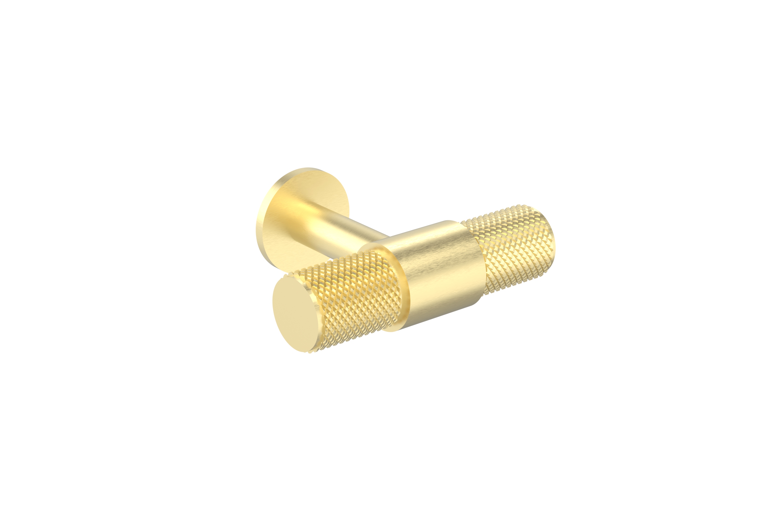 Malmö Knob Brushed Brass