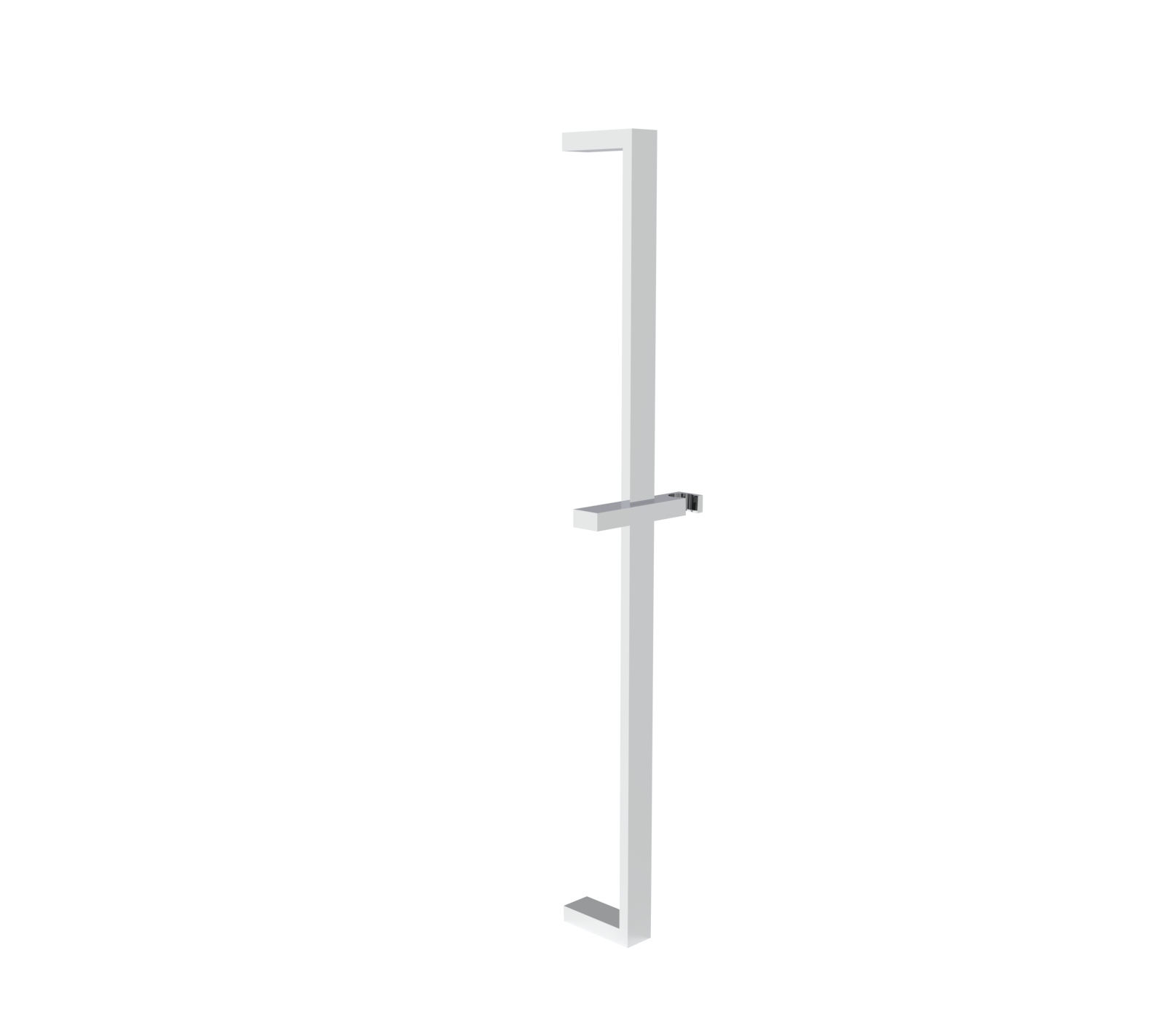 TOOGA square shower slider rail Chrome