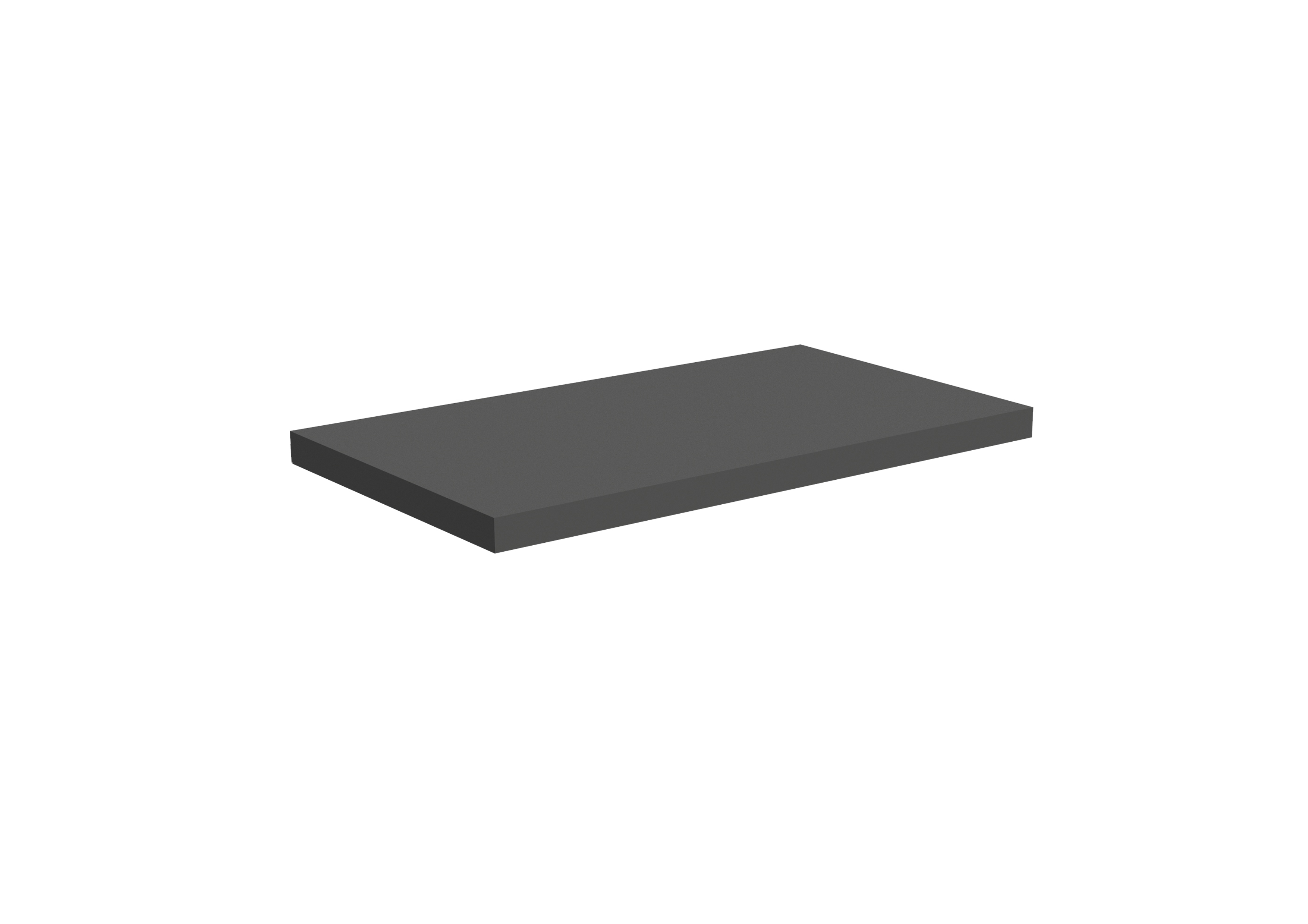 UNI 80cm countertop - Matte Anthracite